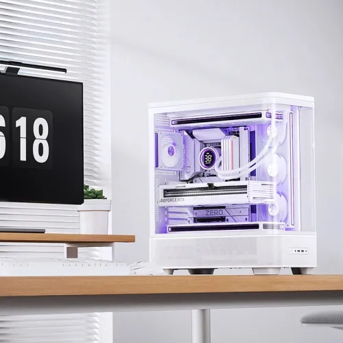 CASE PC JONSBO TK-5 WHITE– Mid Tower ATX| VGA 460mm| AIO 360mm